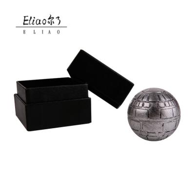 China Erliao Traditional 3 Layers Herbal Hand Muller Herb Grinder Resin Smoking Grinder for sale