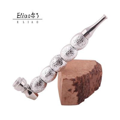 China Popular Eliao Traditional Exquisite Metal Hot Smoking Pipe New New For Smoking Excellent Metal Smoking Pipes for sale