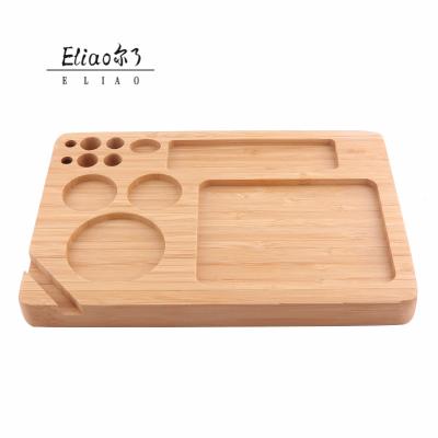 China Yiwu Erliao tray hookah shisha partner tray adult hot wooden rolling smoking can be logo customized smoking tray for sale