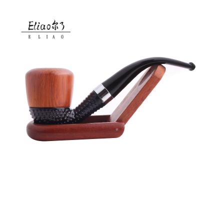 China ErLiao Personality Eco-Friendly Smoking Pipe Filters 9mm Non-slip Selling Portable Pipe Smoking Pipe for sale