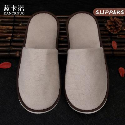 China OEM Convenient High Quality Customized Wholesale Hotel Slippers for sale