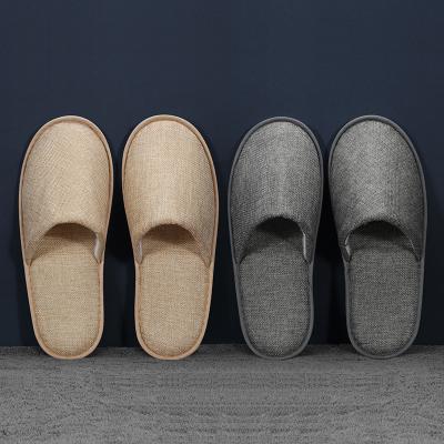 China Sole thickness is 9mm closed toe hotel slippersdisposable slippers for sale