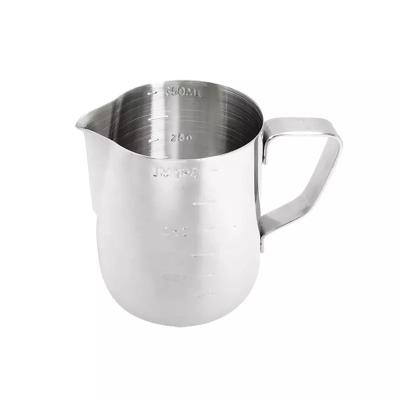 China Viable Hot Selling Milk Frothing Pitcher Espresso Steaming Frothing Pot 304 Stainless Steel Milk Jug Cup for sale