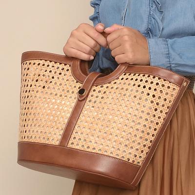 China Others Best Selling Straw Beach Women Designer Straw Beach Women Tote Bag Factory Outlet Summer Bali Woven Handbags Large Capacity for sale