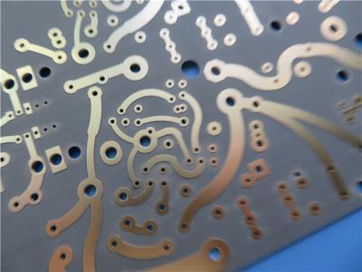 Cina PCB a doppio lato 25mil Substrati CER-10 con silkscreen nero e oro immersivo in vendita