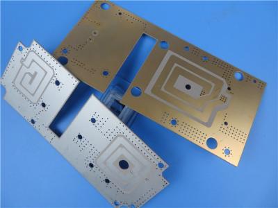 China 5mil RF-35A2 Double Sided PCB Immersion Silver No Solder Mask for sale