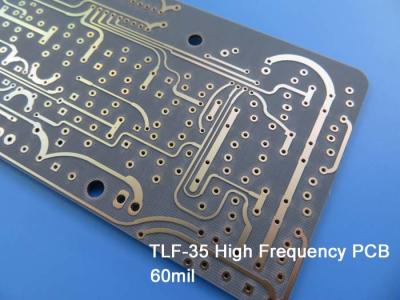 Chine Finition extérieure de cuivre nue de panneau taconique multicouche de carte PCB de TLF-35 400x500mm à vendre