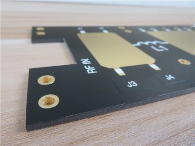 China Dubbele PCB van de Laag Hoge die Frequentie op 2oz-Koper 3.0mm PTFE met DK2.2 voor Radiosystemen wordt voortgebouwd Te koop