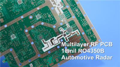 China PCB híbrido de 3 capas 13.3mil RO4350B y 31mil RT Duroid 5880 High TG PCB en venta