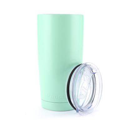 China Wholesale 20oz Stainless Steel Durable Double Walled Thermal Tumbler Outdoor Travel Mug for Party Camping Road Trip with Custom Coating for sale