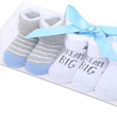 China Breathable Hot Selling Cotton Socks Cartoon Gift Box Newborn Baby Socks 3D Stereo Socks Set for sale