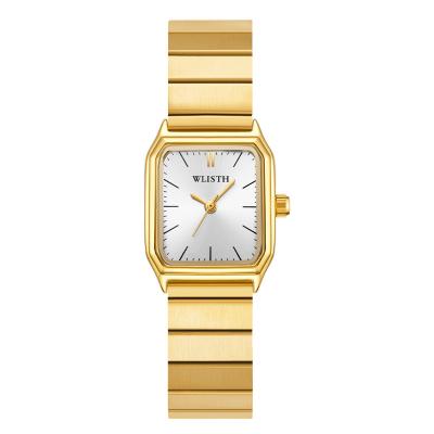 China Water Resistant Vintage Fashion Gold Jewelry Charm  Wristwatches Set Women Gift Roman Pattern Diamond Inlaid Women's Quartz Watch for sale