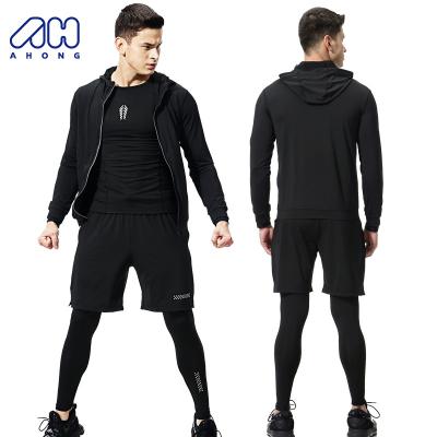 China High Quality Breathable Gym Fitness Training Running Jogging Suits Mens Skin-Friendly Comfortable Sweatsuits Summer Breathable for sale