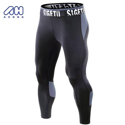 China 2023 New Arrival Breathable Men Gym Sports Quick Dry Wear Fitness Tights Pants Base Layer Compression Workout Dry Cool Gaiters for sale