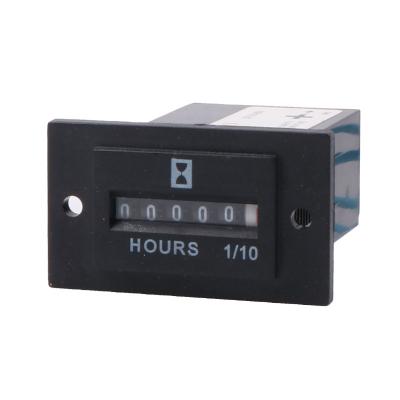 China High Precision Industrial Hour Meter SYS-2 With 6 Digits AC220~240V Machinery Hour Meter Quartz Mechanical Timer for sale