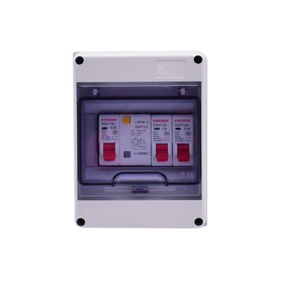 China Can be OEM HT-5WAY outdoor plastic waterproof distribution box with MCB/RCD switch waterproof ignition box for sale