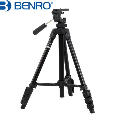 China BENRO PORTABLE Lightweight Stand Travel Aluminum Alloy Professional Compact Camera Tripod for sale