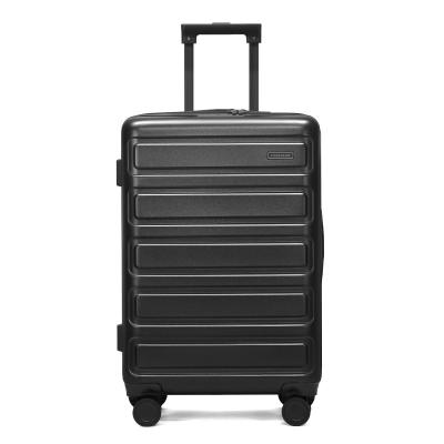 China ABS OEM/ODM Aluminum Alloy Rolling Trolley ABS Travel Briefcase 3 Pieces Check In Luggage Bag Hard Set for sale