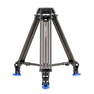 China PORTABLE Dual Stage 100mm Cup CF Digital Camera Tripod Indoor Outdoor Photography Stabilized Stand Free Shipping Kit for sale