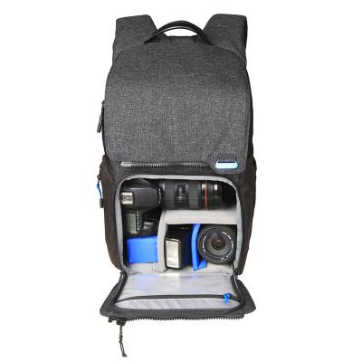 China Anti-thief Large Capacity DSLR Lenses Camera Shockproof Dustproof Outdoor Lightweight Backpack With 14 Inch Laptop Compartment for sale