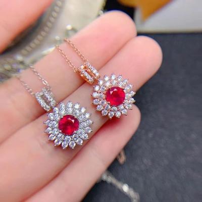 China Wholesale High Quality CLASSIC Ruby Beach Necklace For Couples Natural for sale