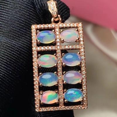 China Hot Sale Natural Opal Anime Chain Choker Friendship Necklace Women CLASSIC for sale