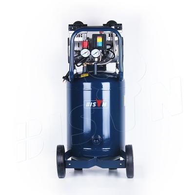 China Bison China Oil Free 12.5 Gallon Single Phase Air Compressor Vertical Oil Free Air Compressor 230V 50L 0.8Mpa for sale