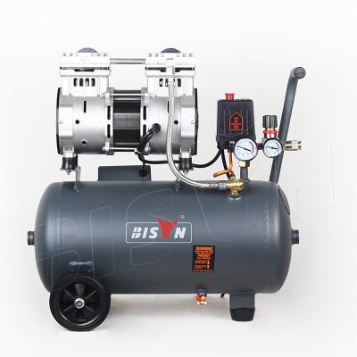 China Bison Outstanding Air Compressor 230V 1100W 6.3 Gal Oil Free Silent Piston Low Noise Oil Free Compressor Machine for sale