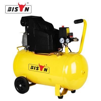 China Bison China 1500W Lubricated Compressor 8Bar 115Psi Direct Drive Portable Air Compressors With Safety Valves for sale