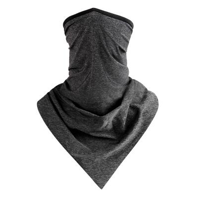 China Summer Breathable Ice Neck Silk Headband Windproof Cover Men Black Riding Mask for sale