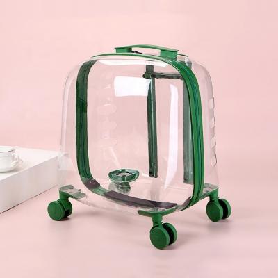 China Durable Logo Multifuncion Trolley Labor Saving Anti-Fall Bag Custom Pet Carrier For Large Dogs for sale