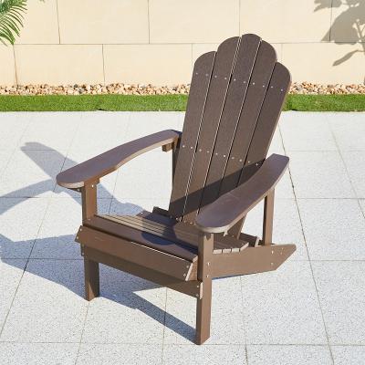 China Wholesale EUROPEAN Outdoor Furniture Garden Set Chairs Adirondack Plastic Wood Waterproof Colorful Folding Beach Chair for sale