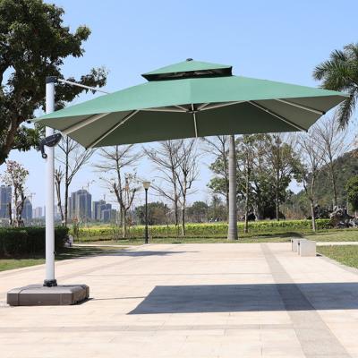 China Contemporary Wholesale Custom Branded Summer Patio Umbrellas & Bases Leisure High Quality Hanging Ways Large Outdoor Umbrella for sale