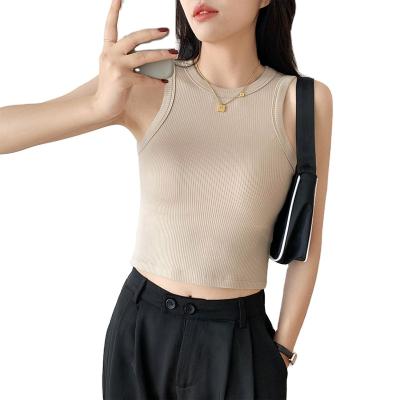 China Anti-pilling Women's Casual Screw Net Fashion Tank Tube Tops Short for sale