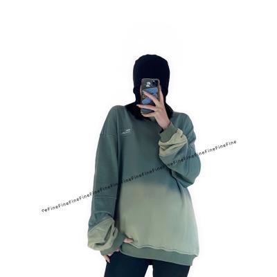 China Casual Comfy Anti-wrinkle Women Street Cool Oversized Denim Sweatshirts for sale