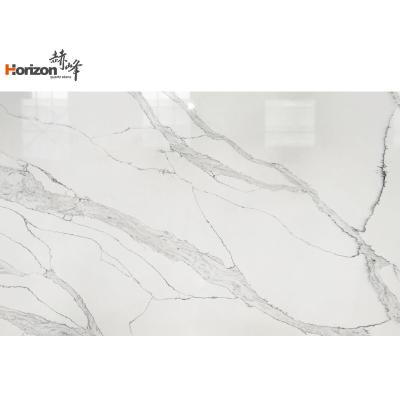 China 2023 wholesale durable artificial quartz slabs quartz slab gold calacatta horizon quartz slab manufacturers for sale