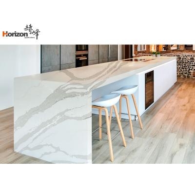 China 2023 Premier Stone 3cm Quartz Slab Durable Artificial Quartz Calacatta Quartz Slabs Skyline Stone Slab for sale