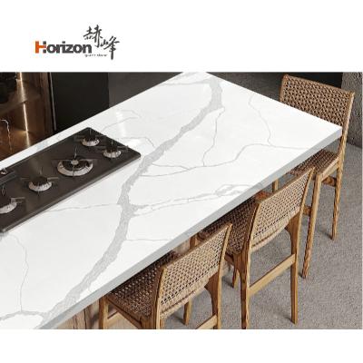 China 2023 Shiny Crystal Quartz Slab Durable Horizon Wholesale A Grade Faux Quartz Slab Quartz Slabs for sale