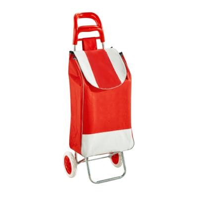 China Hot Sale Easy Folding Lightweight Cheap Reusable Shopping Cart Bags Folding Trolley Shopping Trolley for sale