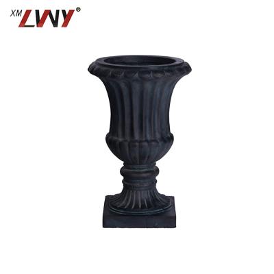 China Decorative Fiber Standing Clay Cheap Plant Garden Pots Wholesale for sale