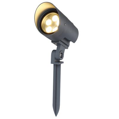 China Modern Widely Used Top Aluminum Black Garden Spike Light 3000K/4000K/6000K IP66 Grade for sale