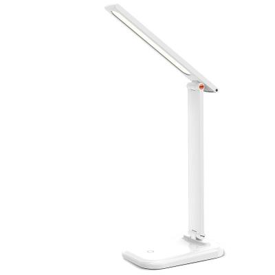 China Modern White Rechargeable Adjustable Touch Reading LED Table Lamp For Office Use Led Reading Lamp For Bed Headboard for sale