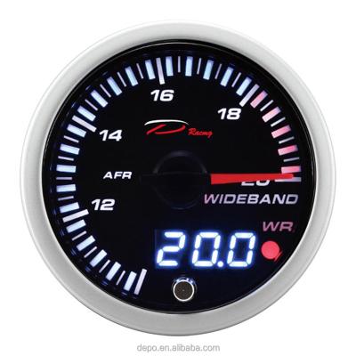 China 60mm SLD Air Fuel Ratio 0-5V Output With LSU4.9 Auto Oxygen O2 Sensor Gauge Racing BROADBAND Gauge 60mm for sale