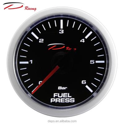 China 52mm Aluminum Japan Depo Racing Gauge With Sensor Kit Fuel Pressure Gauge for sale