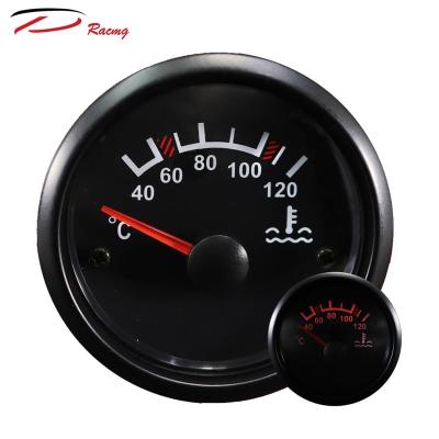 China New Product Two Color Of Plastic 52mm Led Water Temperature Gauge For Car Automobile for sale