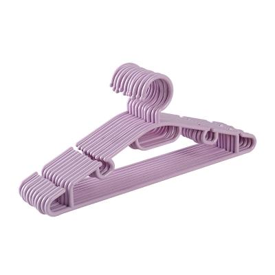 China MOBILE household hanger plastic non-slip hanger for sale