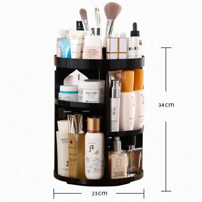 China Stocked Wholesale Acrylic Cosmetic Rack Makeup Organizer Display Rack for sale