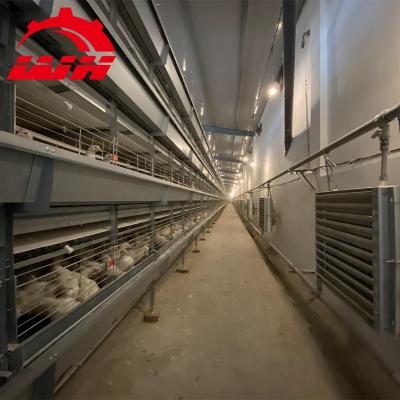 China Farms Poultry Farm Broiler Battery Cages For Poultry Shed Chicken House for sale