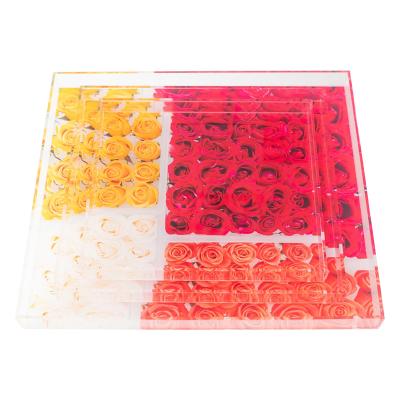 China Home.Restaurant.Bar.Hotel.Wedding. Super Markets Promotion Popular Acrylic Tray Cheap Large Tray Wholesale Top Serving Tray For Coffee Table for sale