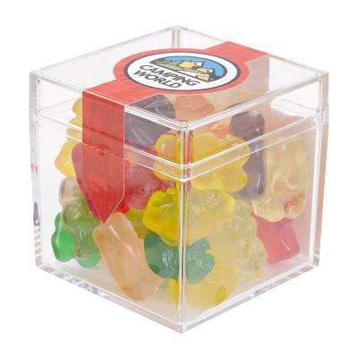 China Wholesale Plastic Acrylic Candy Container Food Box Freshness Preservation Food Grade Sweet Boxes for sale